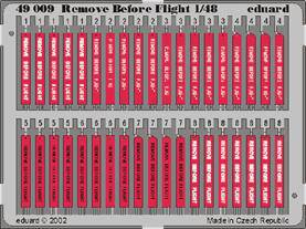 Eduard 49009 Remove Before Flight 1:48