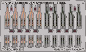 Eduard 73042 Seatbelts USN WWII for ICM Steel 1:72