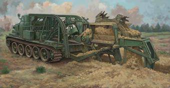Trumpeter 09502 BTM-3 High-Speed Trench Digging Vehicle 1:35