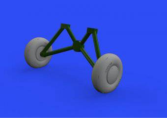 Eduard 648556 Tiger Moth wheels for Airfix 1:48