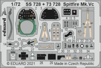 Eduard SS728 Spitfire Mk.Vc for Airfix 1:72
