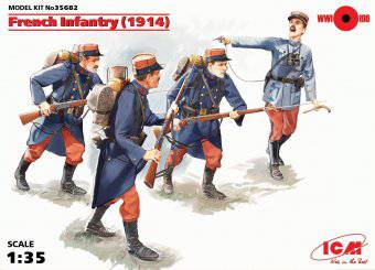 ICM 35682 French Infantry 1914 1:35