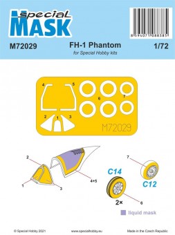 Special Hobby M72029 FH-1 Phantom MASK 1:72
