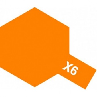 TAMIYA 81006 X-6 Orange - Acrylic Paint Gloss