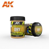 AK Interactive AK8223 GRASS FLOCK 2MM DRY - (250 ml) - Texture Products