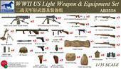 Bronco Models AB3558 WWII US Light Weapon & Equipment Set 1:35