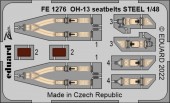 Eduard FE1276 OH-13 seatbelts STEEL 1:48