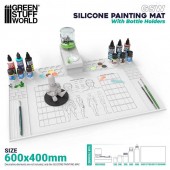 Green Stuff World 8435646519227ES Silicone Painting Mat with Edges - 600x400mm