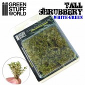 Green Stuff World 8436574504262ES Tall Shrubbery - White Green (8x8x3cm)