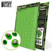 Green Stuff World 8436574508659ES Paper Plants - Lilly Pads (laser cut)