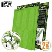 Green Stuff World 8436574508727ES Paper Plants - Palm Trees (laser cut) x 2 pieces