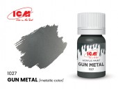 ICM 1027 METALLIC COLORS Gun metal bottle 12 ml 