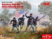 ICM 35023 1:35 American Civil War Union Infantry Set #2 (100% new molds)