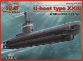 ICM S.004 U-Boat Type XXIII WWII German Submarine 1:144