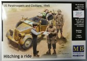 Master Box Ltd. MB35161 Hitching a ride US Paratroopers and Civilian no vehicle included 1:35