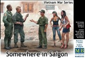 Master Box Ltd. MB35185 Somewhere in Saigon Vietnam War Series 1:35