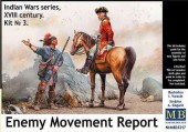 Master Box Ltd. MB35217 Enemy Movement Report. Indian Wars Series, XVIII century. Kit No. 3 1:35