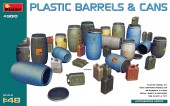MINIART 49010 1:48 Plastic Barrels and Cans