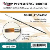 Mirage Hobby 100054 MIRAGE BRUSH FLAT HIGH QUALITY CLASSIC SERIES 2 size 1 