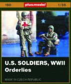 Plus model 160 U.S. Soldiers WWII - Orderlies 1:35