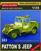 Plus model 243 Patton's Jeep forTamiya 1:35
