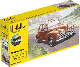Heller 56160 Starter Kit Peugeot 203 1:43