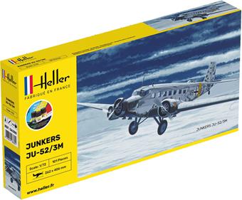 Heller 56380 Starter Kit Ju-52/3m 1:72