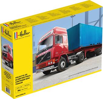 Heller 81702 F12-20 Globetrotter & Container semi trailer 1:32
