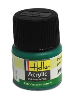 Heller 9325 Acrylic Paint 325 vert transparent 12ml 