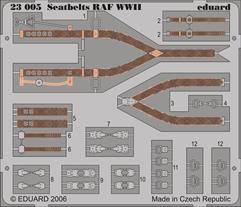 Eduard 23005 Seatbelts RAF WWII 1/24 1:24