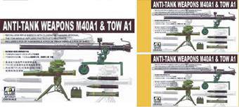 AFV-Club 35021 106 mm + TOW / ANTITANK WEAPONS 1:35