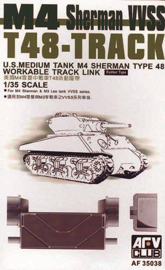 AFV-Club 35038 T-48 Sherman Tracks (ARTICULATED) 1:35