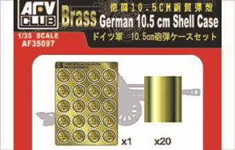 AFV-Club 35097 GERMAN 10,5 cm SHELL CASE 1:35