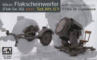 AFV-Club 35125 SW-36 / 60 cm SEARCHLIGHT w/SDANH 51 TRAILER 1:35