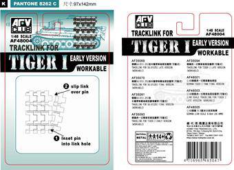 AFV-Club 48004 Track Link Tiger I Early 1:48