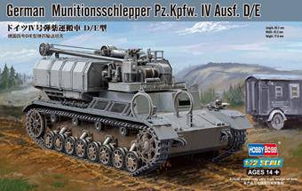 Hobby Boss 82907 German Munitionsschlepper Pz.Kpfw. IV Ausf. D/E 1:72