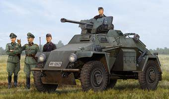 Hobby Boss 83814 German Le.Pz.Sp.Wg (Sd.Kfz.221) Leichter Panzerspahwagen-Late 1:35