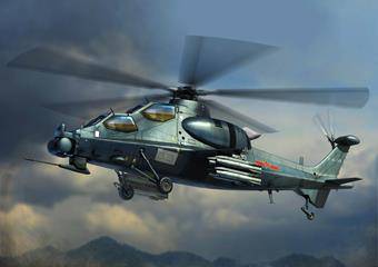 Hobby Boss 87253 Chinese Z-10 Attack Helicopter 1:72