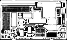 Eduard 35184 Cromwell MK IV for exterior 1:35