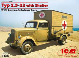 ICM 35402 Typ 25-32 with Shelter 1:35