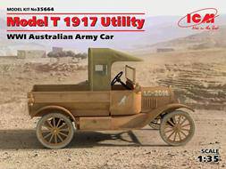 ICM 35664 Model T 1917 Utility WWI Australian Army Car 1:35