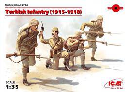 ICM 35700 Turkish Infantry 1915-1918 4 Figures 1:35