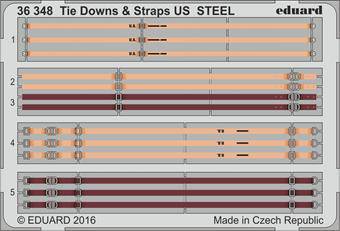 Eduard 36348 Tie Downs & Straps US Steel 1:35