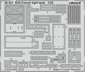 Eduard 36437 R35 French light tank for Tamiya 1:35