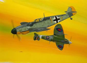Revell 03710 Combat Set Bf109G-10 & Spitfire 1:72