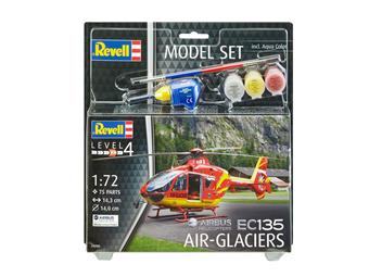 Revell 64986 Model Set EC135 AIR-GLACIERS 1:72