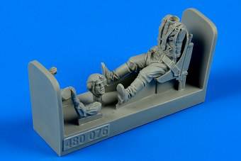 Aerobonus 480076 Russian WWII pilot with seat for P-39 Ai 1:48