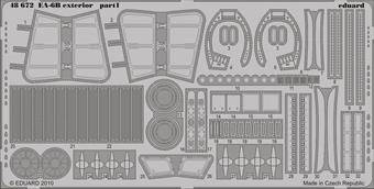Eduard 48672 EA-6B exterior for Kinetic 1:48