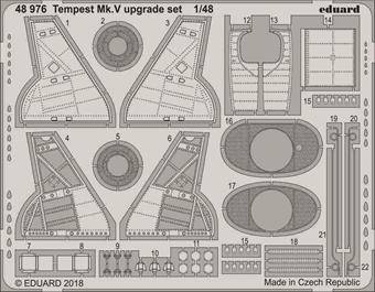 Eduard 48976 Tempest Mk.V upgrade set for Eduard 1:48