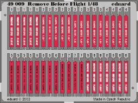 Eduard 49009 Remove Before Flight 1:48